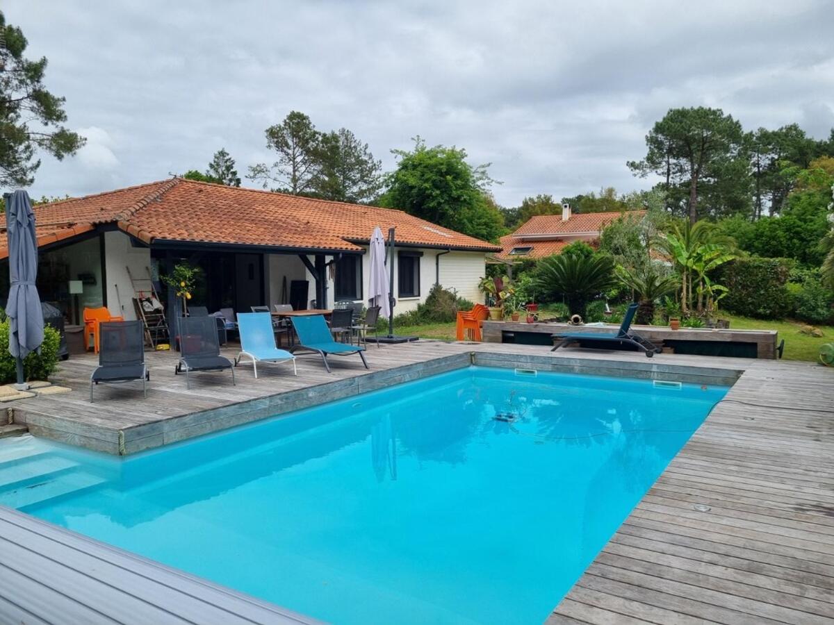 House With Heated Pool And Jacuzzi Villa Soorts-Hossegor Dış mekan fotoğraf