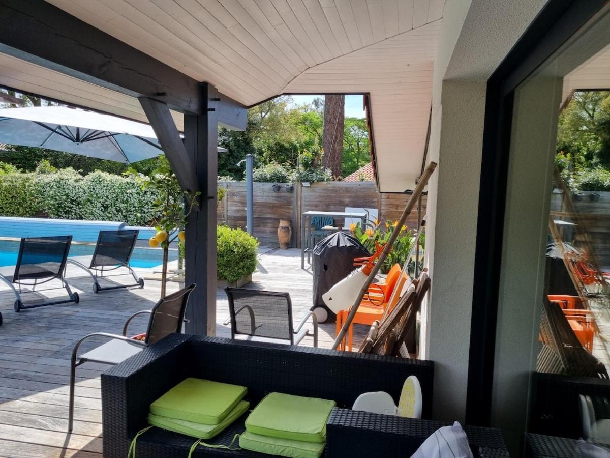 House With Heated Pool And Jacuzzi Villa Soorts-Hossegor Dış mekan fotoğraf
